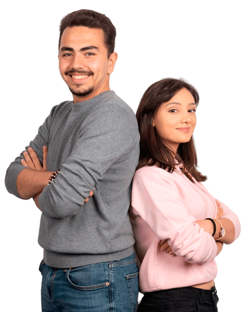 brazos pie pares jovenes cruzados blanco 2